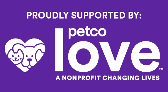 Proudly supported by Petco Love - a nonprofit changing lives